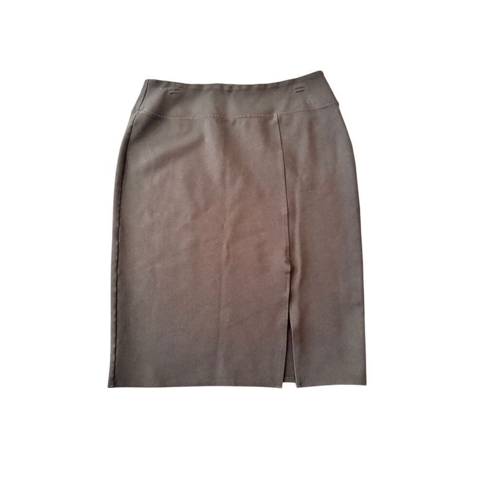 Worthington Black Pencil Skirt Large Stretch Pull On Career Office